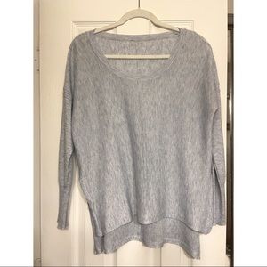 Soft light blue long sleeve shirt